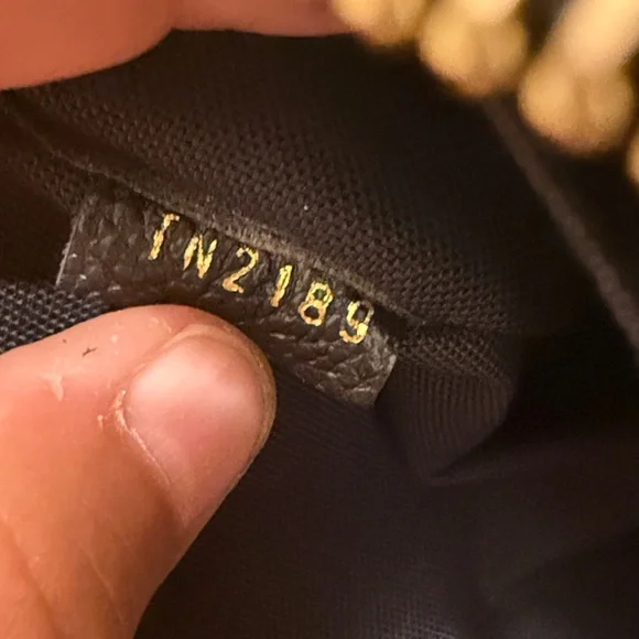 Louis Vuitton Black Embossed Pouch - Picture 5 of 5